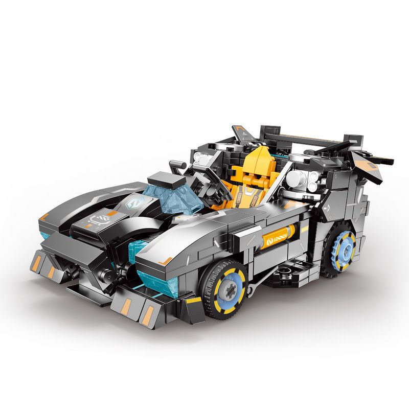 XINGBAO XB non Lego 7 MÔ HÌNH bộ đồ chơi xếp lắp ráp ghép mô hình Crazy Racing Đua Xe Điên Loạn 3249 khối