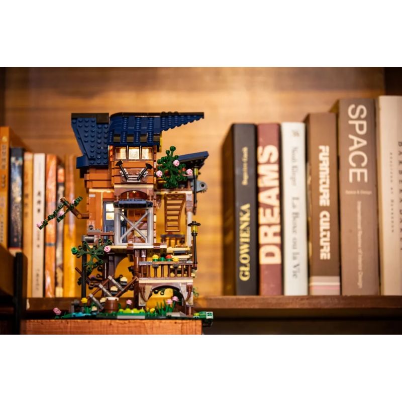 CADA DOUBLEE C66004 66004 non  BỐN MÙA bộ đồ chơi xếp lắp ráp ghép mô hình Modular Buildings Mô Hình Nhà Cửa 1155 khối