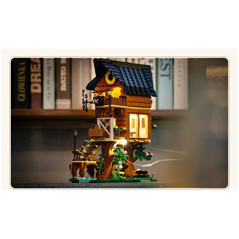 CADA DOUBLEE C66004 66004 non  BỐN MÙA bộ đồ chơi xếp lắp ráp ghép mô hình Modular Buildings Mô Hình Nhà Cửa 1155 khối