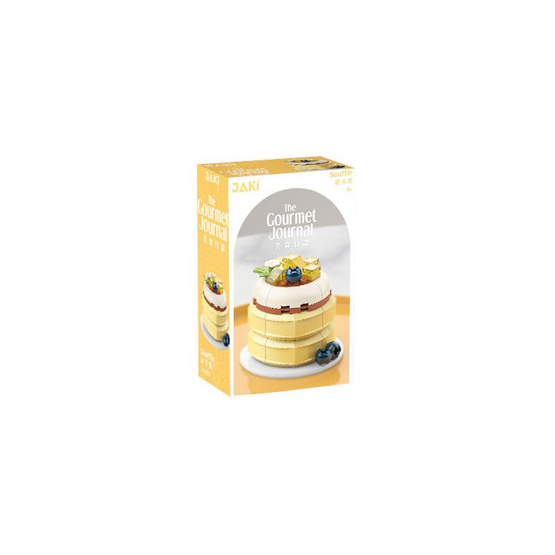 JAKI JK5625 5625 non Lego BÁNH SOUFFLE bộ đồ chơi xếp lắp ráp ghép mô hình THE GOURMET JOURNAL SOUFFLE