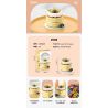 JAKI JK5625 5625 non  BÁNH SOUFFLE bộ đồ chơi xếp lắp ráp ghép mô hình THE GOURMET JOURNAL SOUFFLE