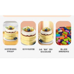JAKI JK5625 5625 non  BÁNH SOUFFLE bộ đồ chơi xếp lắp ráp ghép mô hình THE GOURMET JOURNAL SOUFFLE