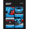 SEMBO WEKKI VIGGI 715004 non  CRAZY GEAR ĐỘNG CƠ GIÓ ÂM THANH XE THỂ THAO MAZDA WIND LAI CONCEPT CAR tỷ lệ 1:14 bộ đồ chơi xếp lắp ráp ghép mô hình  MAZDA FURAI Kỹ Thuật Công Nghệ Cao Mô Hình Phương Tiện 1245 khối