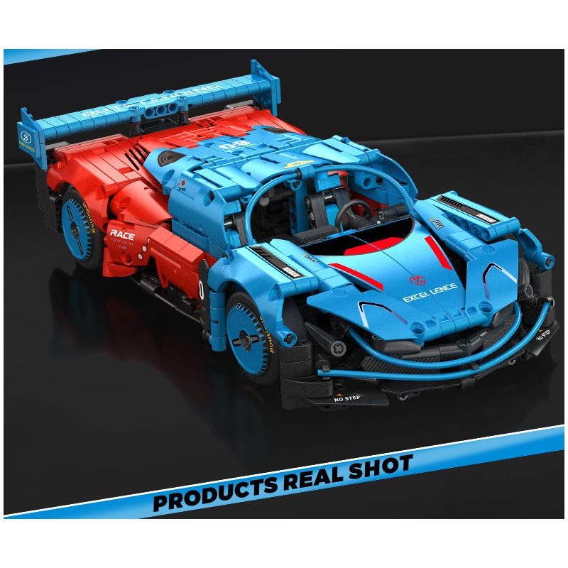 SEMBO WEKKI VIGGI 715004 non  CRAZY GEAR ĐỘNG CƠ GIÓ ÂM THANH XE THỂ THAO MAZDA WIND LAI CONCEPT CAR tỷ lệ 1:14 bộ đồ chơi xếp lắp ráp ghép mô hình  MAZDA FURAI Kỹ Thuật Công Nghệ Cao Mô Hình Phương Tiện 1245 khối