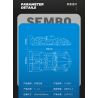 SEMBO WEKKI VIGGI 715004 non  CRAZY GEAR ĐỘNG CƠ GIÓ ÂM THANH XE THỂ THAO MAZDA WIND LAI CONCEPT CAR tỷ lệ 1:14 bộ đồ chơi xếp lắp ráp ghép mô hình  MAZDA FURAI Kỹ Thuật Công Nghệ Cao Mô Hình Phương Tiện 1245 khối