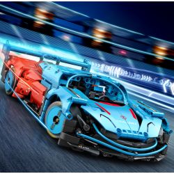 SEMBO WEKKI VIGGI 715004 non  CRAZY GEAR ĐỘNG CƠ GIÓ ÂM THANH XE THỂ THAO MAZDA WIND LAI CONCEPT CAR tỷ lệ 1:14 bộ đồ chơi xếp lắp ráp ghép mô hình  MAZDA FURAI Kỹ Thuật Công Nghệ Cao Mô Hình Phương Tiện 1245 khối