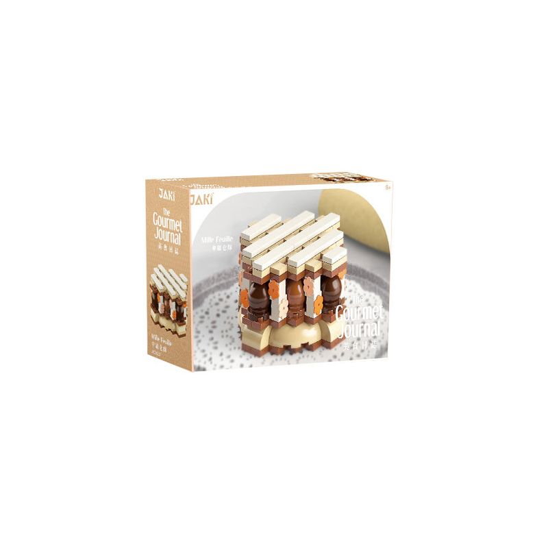 JAKI JK5620 5620 non Lego NAPOLÉON SẮC NÉT bộ đồ chơi xếp lắp ráp ghép mô hình THE GOURMET JOURNAL MILLE-FEUILLE