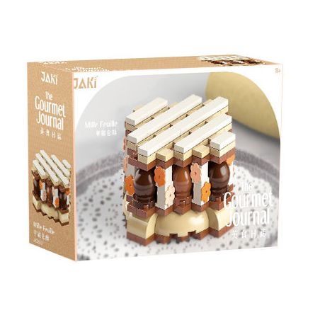 JAKI JK5620 5620 non  NAPOLÉON SẮC NÉT bộ đồ chơi xếp lắp ráp ghép mô hình THE GOURMET JOURNAL MILLE-FEUILLE