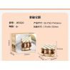 JAKI JK5620 5620 non  NAPOLÉON SẮC NÉT bộ đồ chơi xếp lắp ráp ghép mô hình THE GOURMET JOURNAL MILLE-FEUILLE