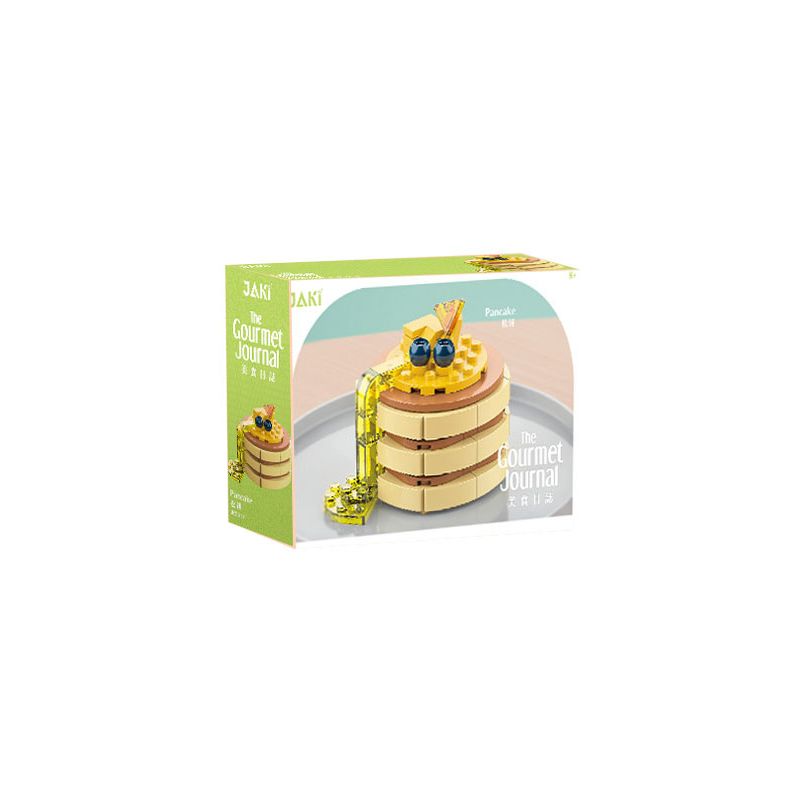 JAKI JK5619 5619 non Lego BÁNH NƯỚNG XỐP bộ đồ chơi xếp lắp ráp ghép mô hình THE GOURMET JOURNAL PANCAKE