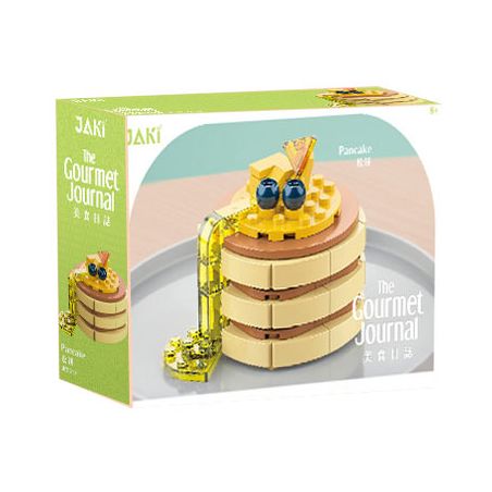 JAKI JK5619 5619 non  BÁNH NƯỚNG XỐP bộ đồ chơi xếp lắp ráp ghép mô hình THE GOURMET JOURNAL PANCAKE