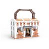 ZHEGAO 00314 non  ĐÔI CÁNH CỬA CẢNH ĐƯỜNG PHỐ bộ đồ chơi xếp lắp ráp ghép mô hình BAG SHOP 380 khối