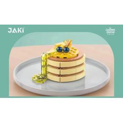 JAKI JK5619 5619 non  BÁNH NƯỚNG XỐP bộ đồ chơi xếp lắp ráp ghép mô hình THE GOURMET JOURNAL PANCAKE