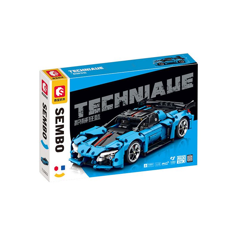 SEMBO WEKKI VIGGI 715003 non  TÍCH LŨY VŨ KHÍ XE THỂ THAO HONGQI S9 tỷ lệ 1:14 bộ đồ chơi xếp lắp ráp ghép mô hình  Kỹ Thuật Công Nghệ Cao Mô Hình Phương Tiện 1080 khối