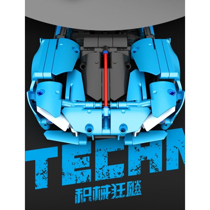 SEMBO WEKKI VIGGI 715003 non  TÍCH LŨY VŨ KHÍ XE THỂ THAO HONGQI S9 tỷ lệ 1:14 bộ đồ chơi xếp lắp ráp ghép mô hình  Kỹ Thuật Công Nghệ Cao Mô Hình Phương Tiện 1080 khối