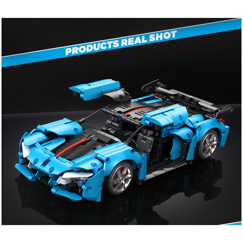 SEMBO WEKKI VIGGI 715003 non  TÍCH LŨY VŨ KHÍ XE THỂ THAO HONGQI S9 tỷ lệ 1:14 bộ đồ chơi xếp lắp ráp ghép mô hình  Kỹ Thuật Công Nghệ Cao Mô Hình Phương Tiện 1080 khối