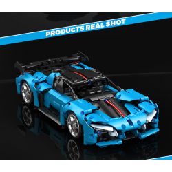 SEMBO WEKKI VIGGI 715003 non  TÍCH LŨY VŨ KHÍ XE THỂ THAO HONGQI S9 tỷ lệ 1:14 bộ đồ chơi xếp lắp ráp ghép mô hình  Kỹ Thuật Công Nghệ Cao Mô Hình Phương Tiện 1080 khối