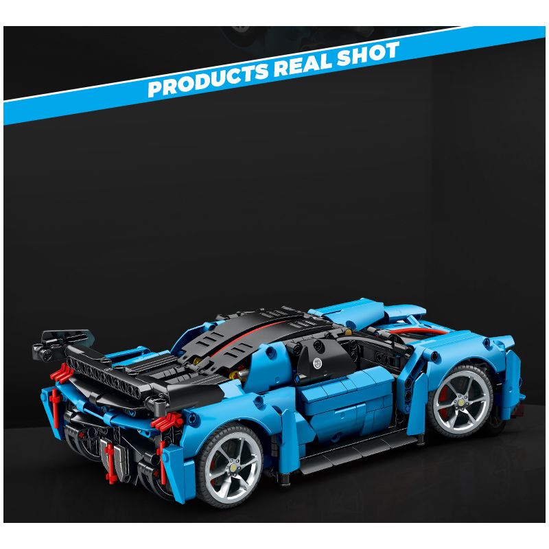 SEMBO WEKKI VIGGI 715003 non  TÍCH LŨY VŨ KHÍ XE THỂ THAO HONGQI S9 tỷ lệ 1:14 bộ đồ chơi xếp lắp ráp ghép mô hình  Kỹ Thuật Công Nghệ Cao Mô Hình Phương Tiện 1080 khối