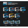 SEMBO WEKKI VIGGI 715003 non  TÍCH LŨY VŨ KHÍ XE THỂ THAO HONGQI S9 tỷ lệ 1:14 bộ đồ chơi xếp lắp ráp ghép mô hình  Kỹ Thuật Công Nghệ Cao Mô Hình Phương Tiện 1080 khối