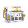 ZHEGAO 00313 non  CHUỖI CẢNH ĐƯỜNG PHỐ bộ đồ chơi xếp lắp ráp ghép mô hình BAG SHOP 382 khối