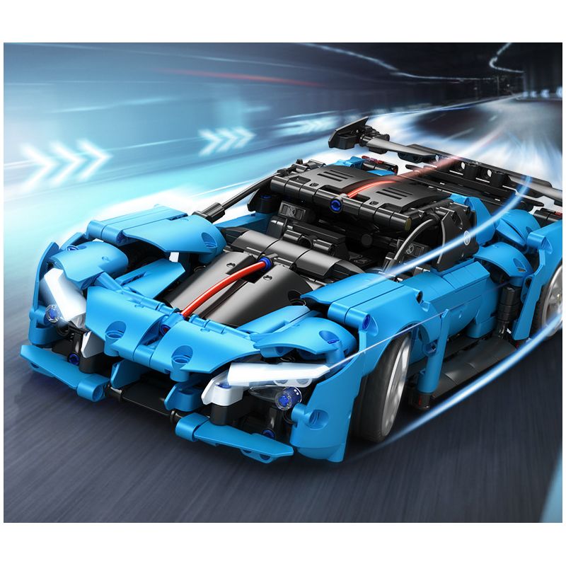 SEMBO WEKKI VIGGI 715003 non  TÍCH LŨY VŨ KHÍ XE THỂ THAO HONGQI S9 tỷ lệ 1:14 bộ đồ chơi xếp lắp ráp ghép mô hình  Kỹ Thuật Công Nghệ Cao Mô Hình Phương Tiện 1080 khối
