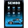 SEMBO WEKKI VIGGI 715003 non  TÍCH LŨY VŨ KHÍ XE THỂ THAO HONGQI S9 tỷ lệ 1:14 bộ đồ chơi xếp lắp ráp ghép mô hình  Kỹ Thuật Công Nghệ Cao Mô Hình Phương Tiện 1080 khối