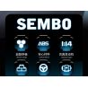 SEMBO WEKKI VIGGI 715003 non  TÍCH LŨY VŨ KHÍ XE THỂ THAO HONGQI S9 tỷ lệ 1:14 bộ đồ chơi xếp lắp ráp ghép mô hình  Kỹ Thuật Công Nghệ Cao Mô Hình Phương Tiện 1080 khối