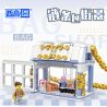 ZHEGAO 00313 non  CHUỖI CẢNH ĐƯỜNG PHỐ bộ đồ chơi xếp lắp ráp ghép mô hình BAG SHOP 382 khối