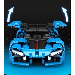 SEMBO WEKKI VIGGI 715003 non  TÍCH LŨY VŨ KHÍ XE THỂ THAO HONGQI S9 tỷ lệ 1:14 bộ đồ chơi xếp lắp ráp ghép mô hình  Kỹ Thuật Công Nghệ Cao Mô Hình Phương Tiện 1080 khối