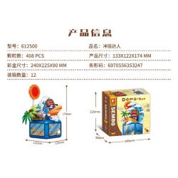 SEMBO 612500 non  NGƯỜI LƯỚT SÓNG bộ đồ chơi xếp lắp ráp ghép mô hình 408 khối