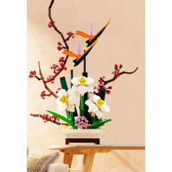 QIZHILE 92038 non  HOA THUỶ TIÊN VÀNG bộ đồ chơi xếp lắp ráp ghép mô hình Flowers NARCISSUS 800 khối QIZHILE 92038 non  HOA THUỶ TIÊN VÀNG bộ đồ chơi xếp lắp ráp ghép mô hình Flowers NARCISSUS 800 khối