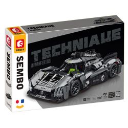 SEMBO WEKKI VIGGI 715002 non  CRAZY GEAR XE THỂ THAO CHIẾN BINH PEUGEOT 1:14 tỷ lệ 1:14 bộ đồ chơi xếp lắp ráp ghép mô hình  Kỹ Thuật Công Nghệ Cao Mô Hình Phương Tiện 1100 khối