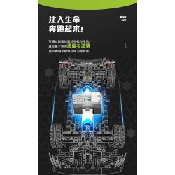 SEMBO WEKKI VIGGI 715002 non  CRAZY GEAR XE THỂ THAO CHIẾN BINH PEUGEOT 1:14 tỷ lệ 1:14 bộ đồ chơi xếp lắp ráp ghép mô hình  Kỹ Thuật Công Nghệ Cao Mô Hình Phương Tiện 1100 khối