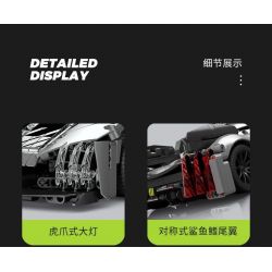 SEMBO WEKKI VIGGI 715002 non  CRAZY GEAR XE THỂ THAO CHIẾN BINH PEUGEOT 1:14 tỷ lệ 1:14 bộ đồ chơi xếp lắp ráp ghép mô hình  Kỹ Thuật Công Nghệ Cao Mô Hình Phương Tiện 1100 khối