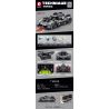 SEMBO WEKKI VIGGI 715002 non  CRAZY GEAR XE THỂ THAO CHIẾN BINH PEUGEOT 1:14 tỷ lệ 1:14 bộ đồ chơi xếp lắp ráp ghép mô hình  Kỹ Thuật Công Nghệ Cao Mô Hình Phương Tiện 1100 khối