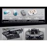 SEMBO WEKKI VIGGI 715002 non  CRAZY GEAR XE THỂ THAO CHIẾN BINH PEUGEOT 1:14 tỷ lệ 1:14 bộ đồ chơi xếp lắp ráp ghép mô hình  Kỹ Thuật Công Nghệ Cao Mô Hình Phương Tiện 1100 khối