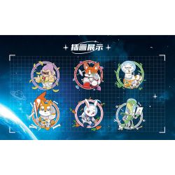 ZHEGAO DZ6005 6005 non  NGƯỜI BẢO VỆ KHÔNG GIAN 6 LOẠI NHÂN VIÊN TRÌ DỨA NHÀ THÁM HIỂM SIMON VẬN CHUYỂN XIAOBAI ĐỘI TRƯỞNG WANG DA LẤY MẪU MENGTU TIẾN SĨ SNAKE bộ đồ chơi xếp lắp ráp ghép mô hình Creator KEROSENE LAMP Sáng Tạo 1617 khối