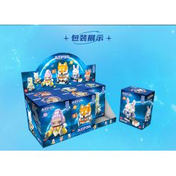 ZHEGAO DZ6005 6005 non  NGƯỜI BẢO VỆ KHÔNG GIAN 6 LOẠI NHÂN VIÊN TRÌ DỨA NHÀ THÁM HIỂM SIMON VẬN CHUYỂN XIAOBAI ĐỘI TRƯỞNG WANG DA LẤY MẪU MENGTU TIẾN SĨ SNAKE bộ đồ chơi xếp lắp ráp ghép mô hình Creator KEROSENE LAMP Sáng Tạo 1617 khối