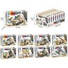 QIAO LE TONG TS11107 11107 non  KẾT HỢP CHIẾN ĐẤU bộ đồ chơi xếp lắp ráp ghép mô hình 635 khối