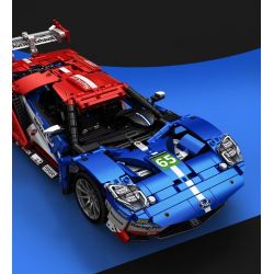 SEMBO WEKKI VIGGI 715001 non  TRANG BỊ XE THỂ THAO FORD GT tỷ lệ 1:14 bộ đồ chơi xếp lắp ráp ghép mô hình  Kỹ Thuật Công Nghệ Cao Mô Hình Phương Tiện 1257 khối