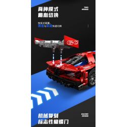 SEMBO WEKKI VIGGI 715001 non  TRANG BỊ XE THỂ THAO FORD GT tỷ lệ 1:14 bộ đồ chơi xếp lắp ráp ghép mô hình  Kỹ Thuật Công Nghệ Cao Mô Hình Phương Tiện 1257 khối