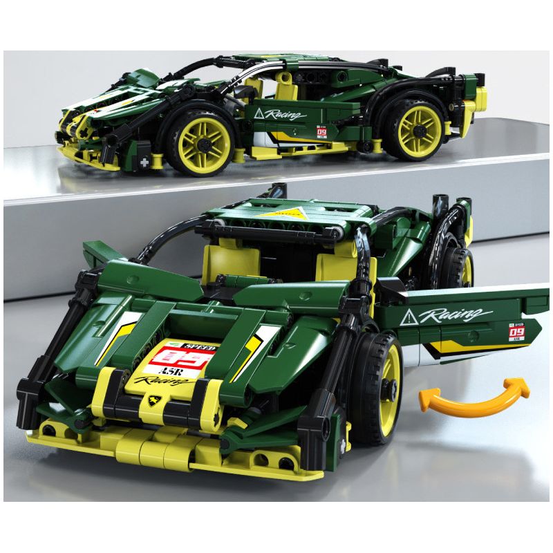 QIAO LE TONG 2309 non  VUA TRÔI DẠT tỷ lệ 1:14 bộ đồ chơi xếp lắp ráp ghép mô hình  Kỹ Thuật Công Nghệ Cao Mô Hình Phương Tiện 593 khối