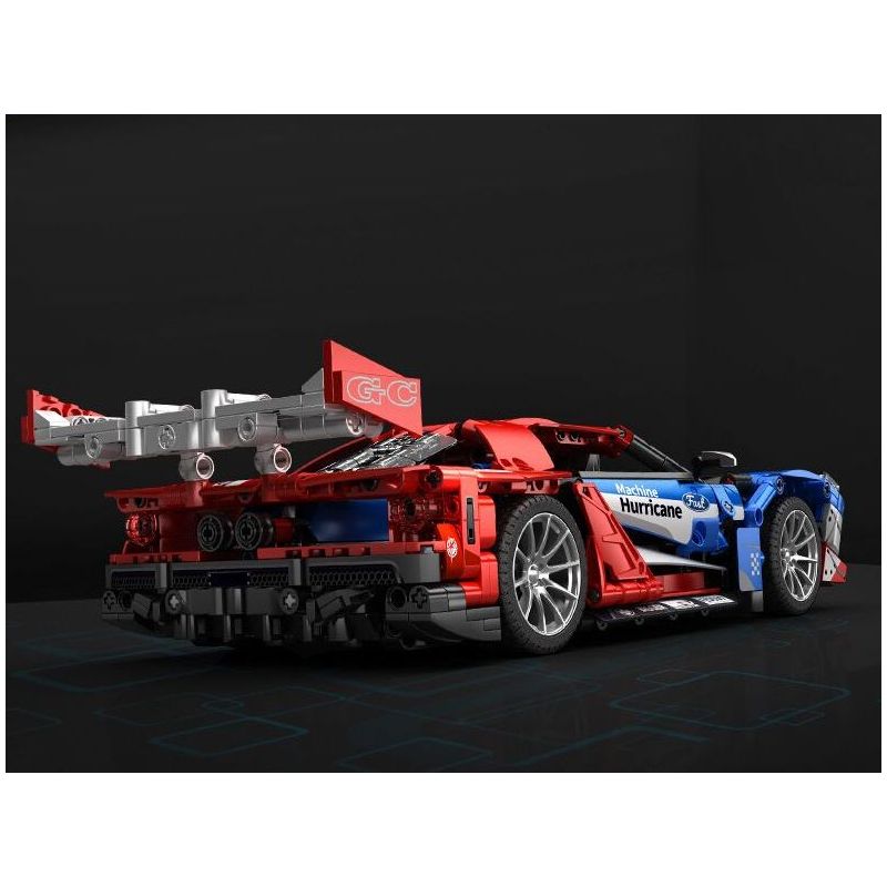 SEMBO WEKKI VIGGI 715001 non  TRANG BỊ XE THỂ THAO FORD GT tỷ lệ 1:14 bộ đồ chơi xếp lắp ráp ghép mô hình  Kỹ Thuật Công Nghệ Cao Mô Hình Phương Tiện 1257 khối