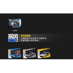 SEMBO WEKKI VIGGI 715001 non  TRANG BỊ XE THỂ THAO FORD GT tỷ lệ 1:14 bộ đồ chơi xếp lắp ráp ghép mô hình  Kỹ Thuật Công Nghệ Cao Mô Hình Phương Tiện 1257 khối