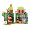COGO 13809-3 non  CỬA HÀNG MŨ DƯA HẤU bộ đồ chơi xếp lắp ráp ghép mô hình Mini Modular FRUIT TREE Đường Phố Thu Nhỏ 270 khối