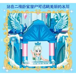 GUDI 9049 non  CUNG ĐIỆN BĂNG bộ đồ chơi xếp lắp ráp ghép mô hình Yeloli 459 khối