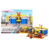 GUANGZHOU METRO TME20205 20205 non  TRẠM BẢO TRÌ TÀU ĐIỆN NGẦM bộ đồ chơi xếp lắp ráp ghép mô hình Trains Tàu Hỏa 456 khối