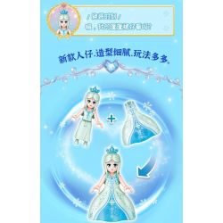 GUDI 9049 non  CUNG ĐIỆN BĂNG bộ đồ chơi xếp lắp ráp ghép mô hình Yeloli 459 khối