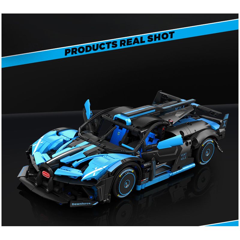 SEMBO WEKKI VIGGI 715000 non  TÍCH LŨY CRAZY BIAO BUGATTI X TORNADO tỷ lệ 1:14 bộ đồ chơi xếp lắp ráp ghép mô hình  BUGATTI BOLIDE Kỹ Thuật Công Nghệ Cao Mô Hình Phương Tiện 1499 khối