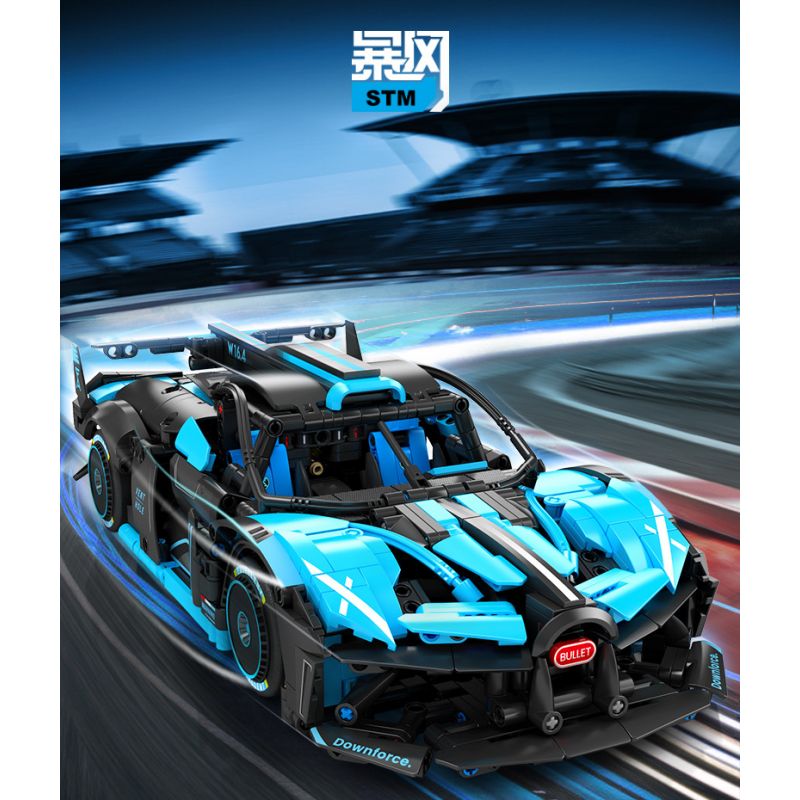 SEMBO WEKKI VIGGI 715000 non  TÍCH LŨY CRAZY BIAO BUGATTI X TORNADO tỷ lệ 1:14 bộ đồ chơi xếp lắp ráp ghép mô hình  BUGATTI BOLIDE Kỹ Thuật Công Nghệ Cao Mô Hình Phương Tiện 1499 khối